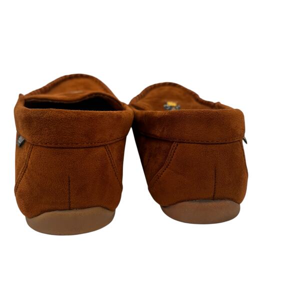 POLO Ralph Lauren Men's Declan Bear Brown Moccasin Slippers Size 13 - Picture 5 of 9